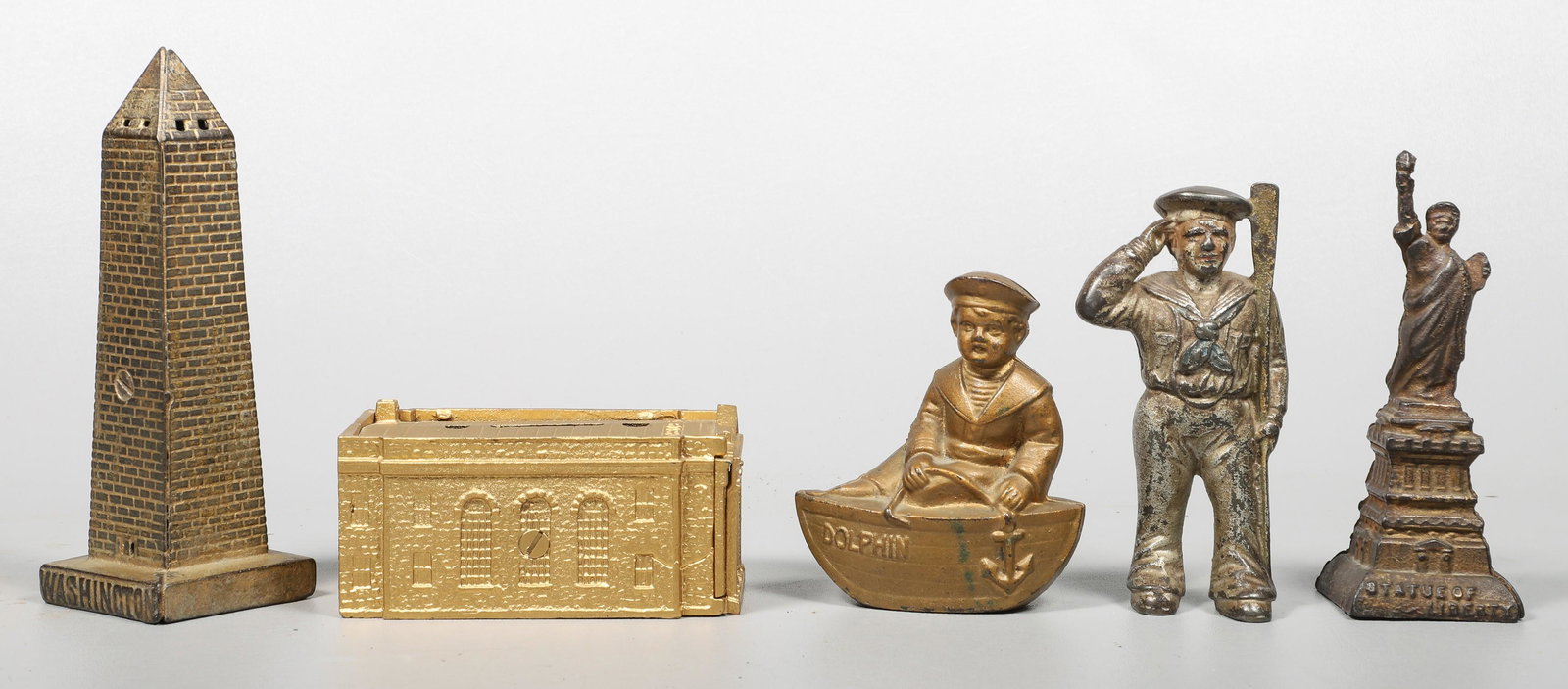 (5) Cast Metal Still Bank (1 of 2)