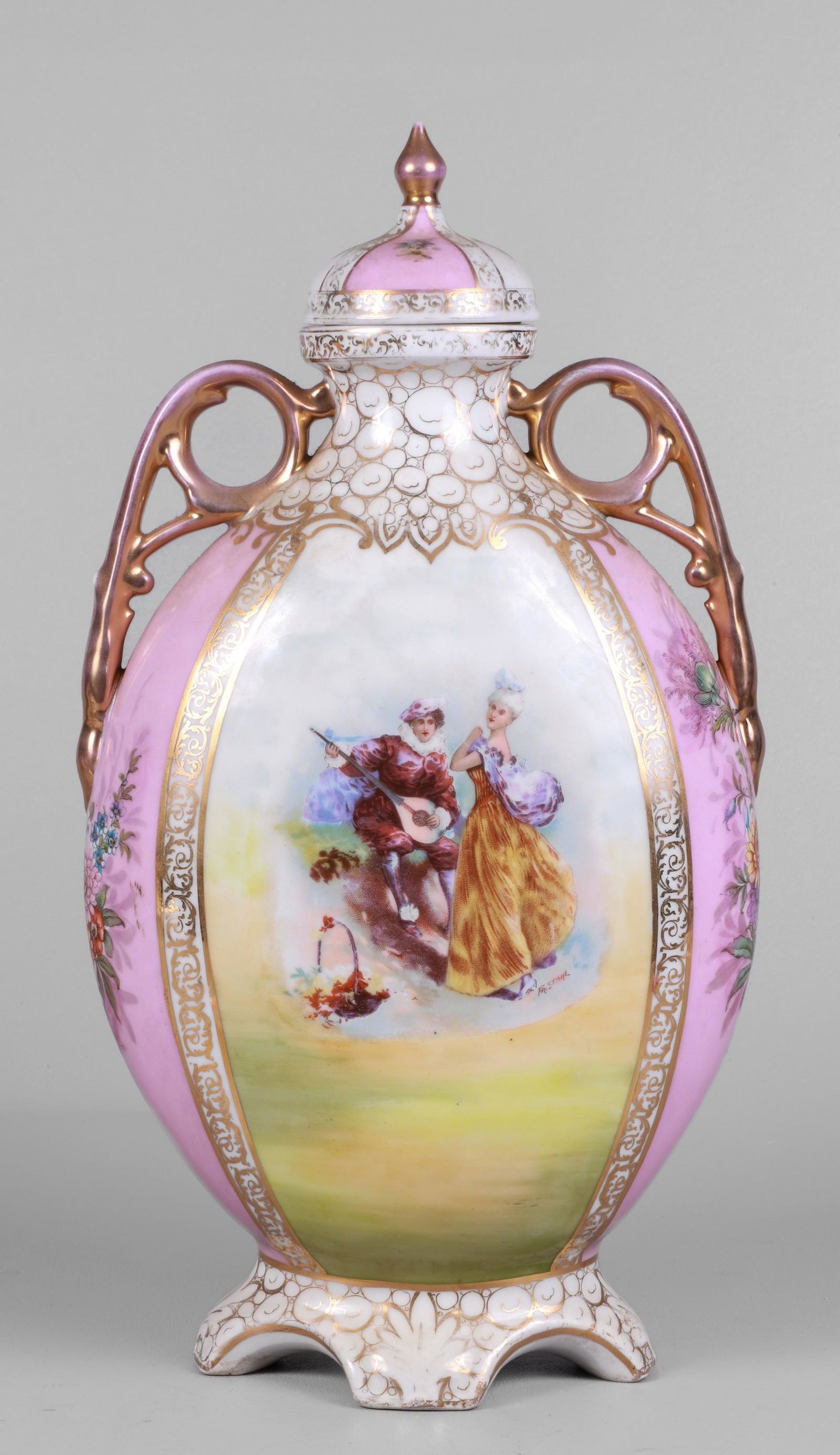 Schierholz Porcelain Covered Urn Vase (1 of 4)