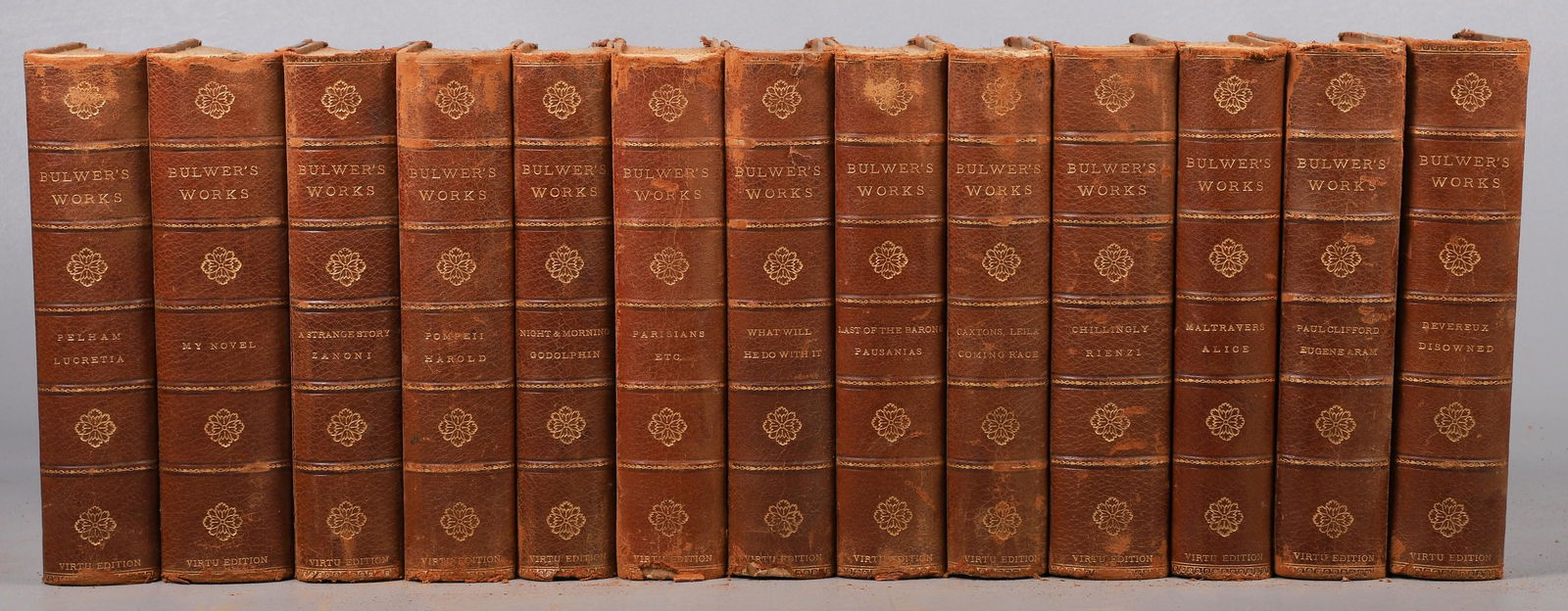 (13) vols. of Bulwer-Lytton's works (1 of 4)