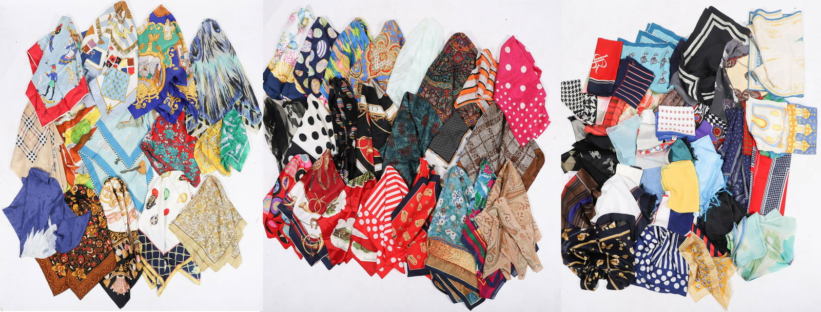 Large Vintage and Designer Scarf Grouping (1 of 4)
