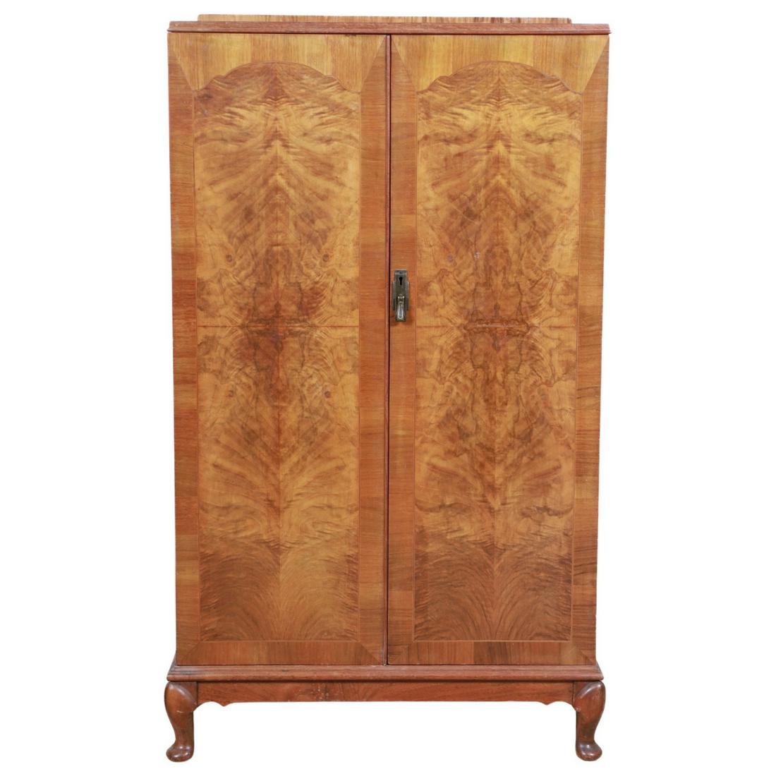 Mahogany 2-door wardrobe (1 of 5)