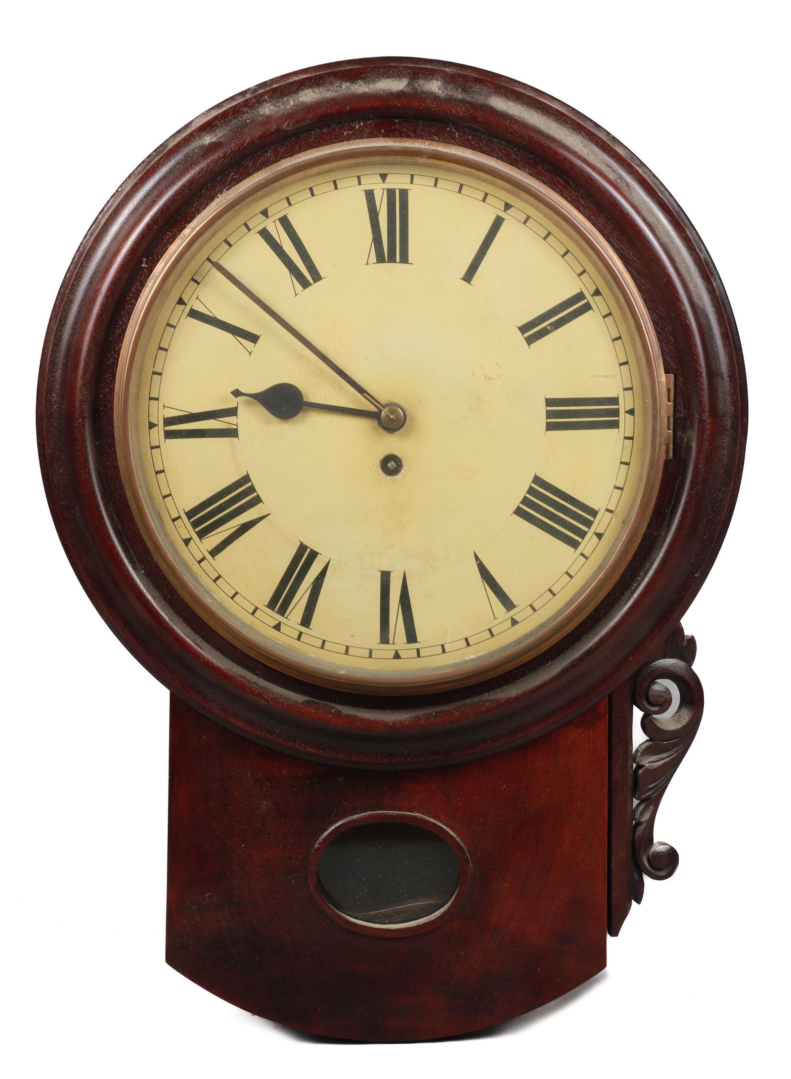 English Fusee Dial Clock (1 of 4)