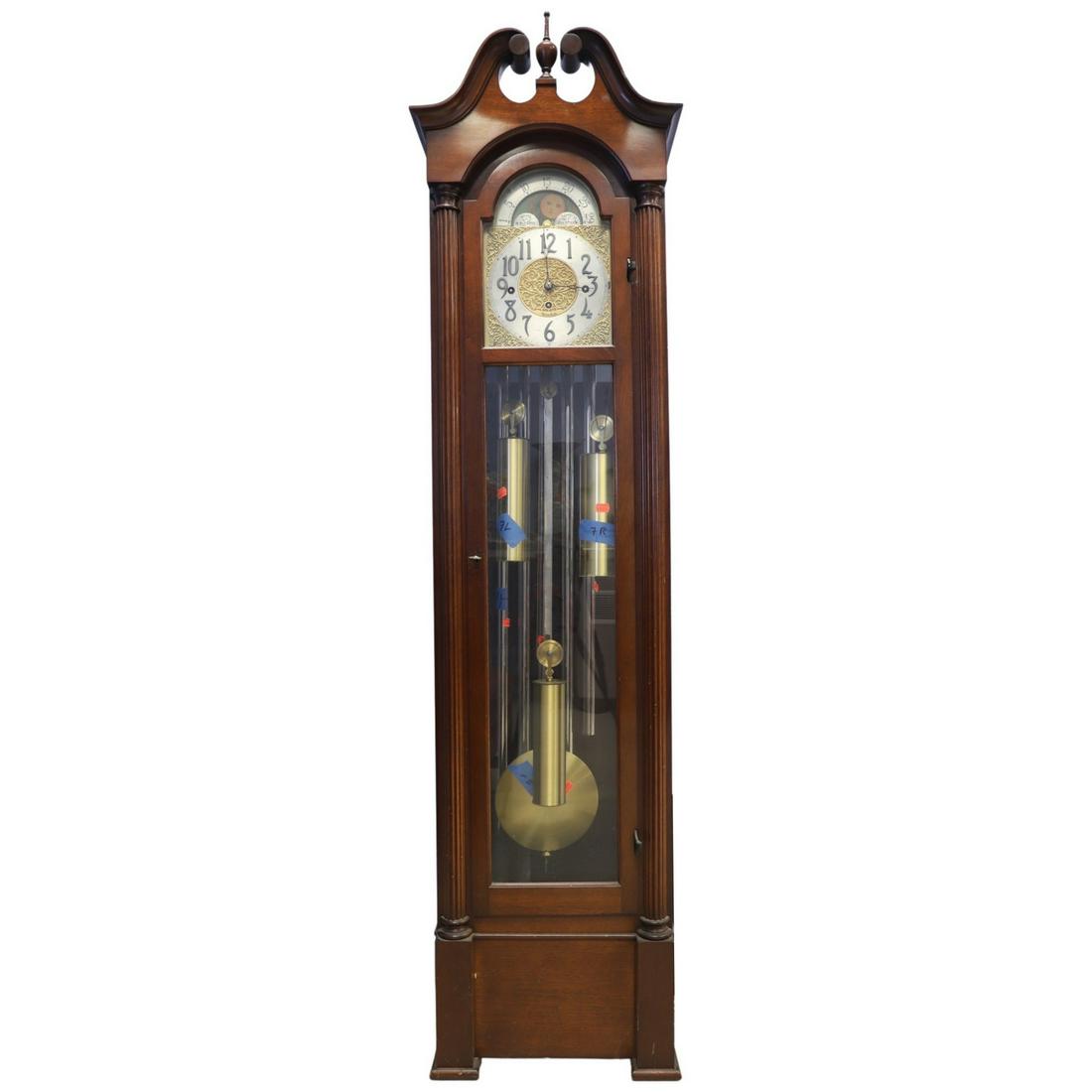 Mahogany Herschede hall clock (1 of 3)