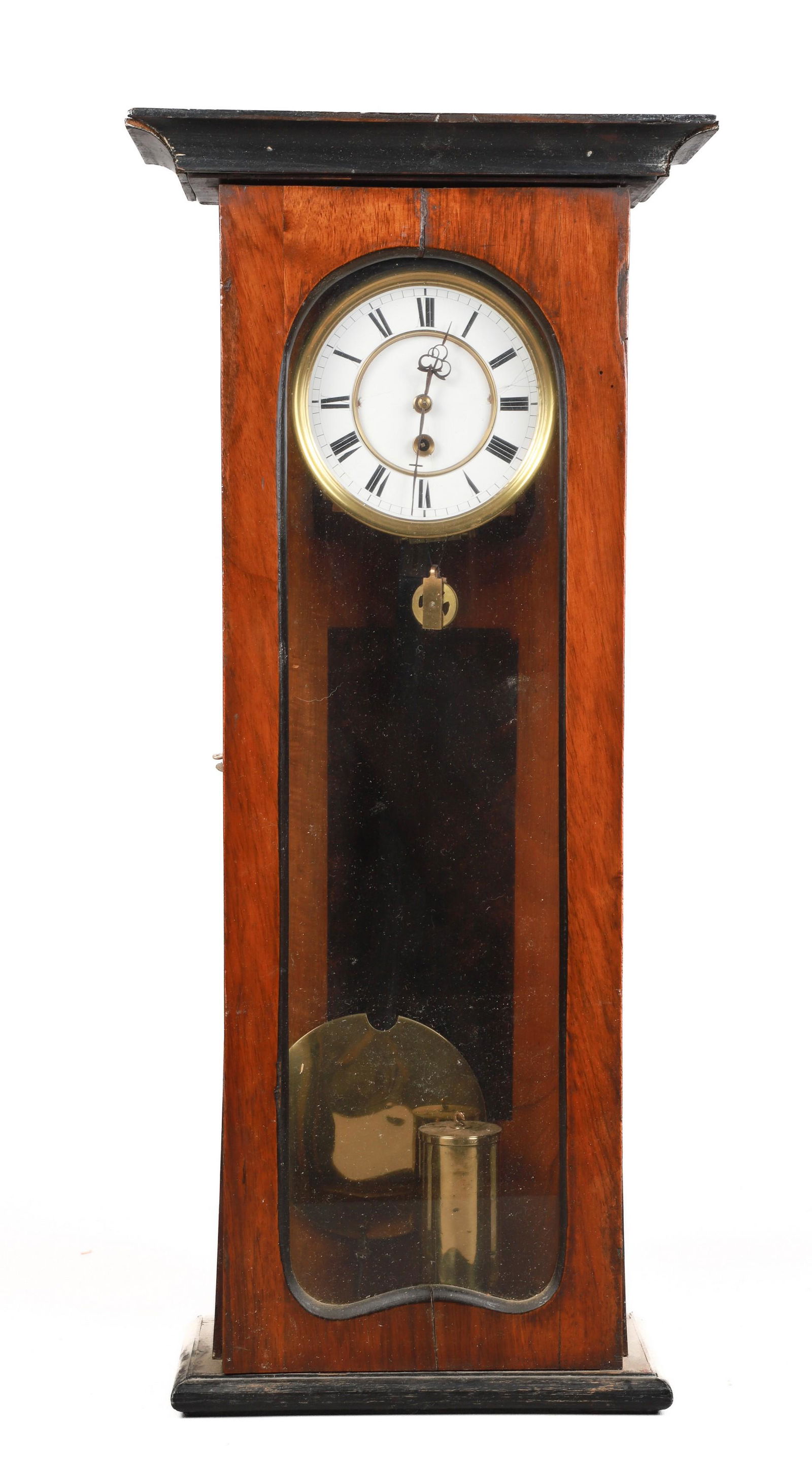 Miniature Time Only German Wall Clock (1 of 3)