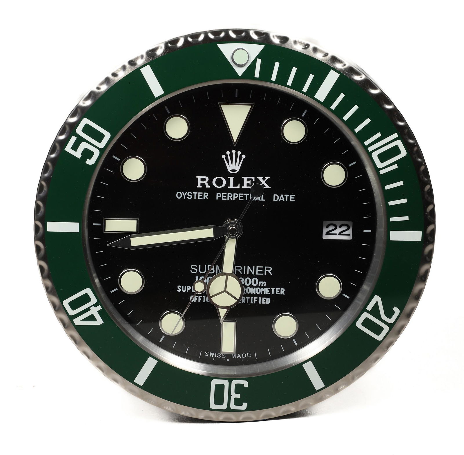 Rolex Showroom Dealer Clock, Kermit Submariner (1 of 2)