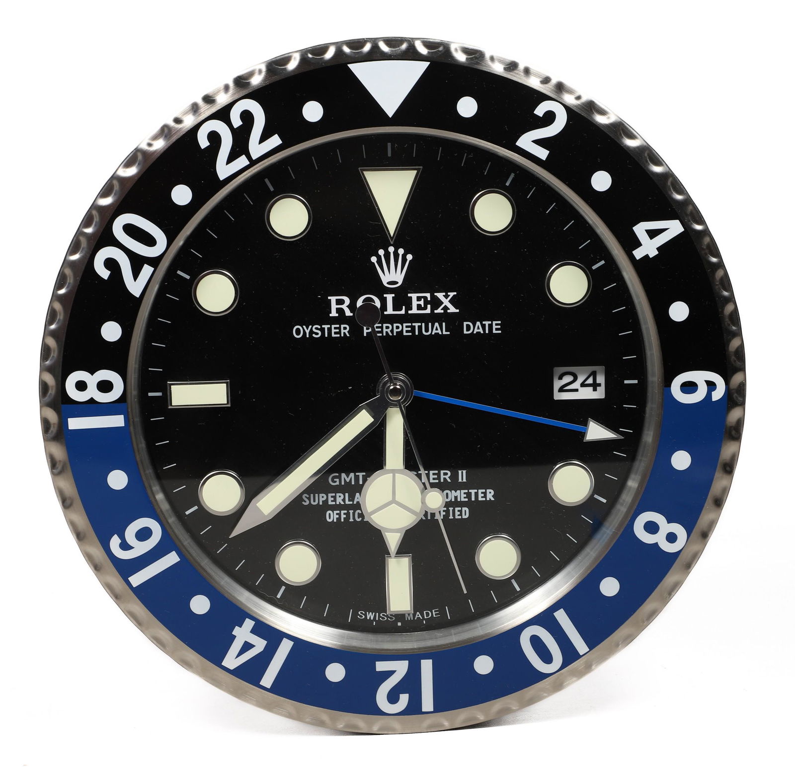 Rolex Watch Showroom Dealer Clock, Batman GMT (1 of 2)