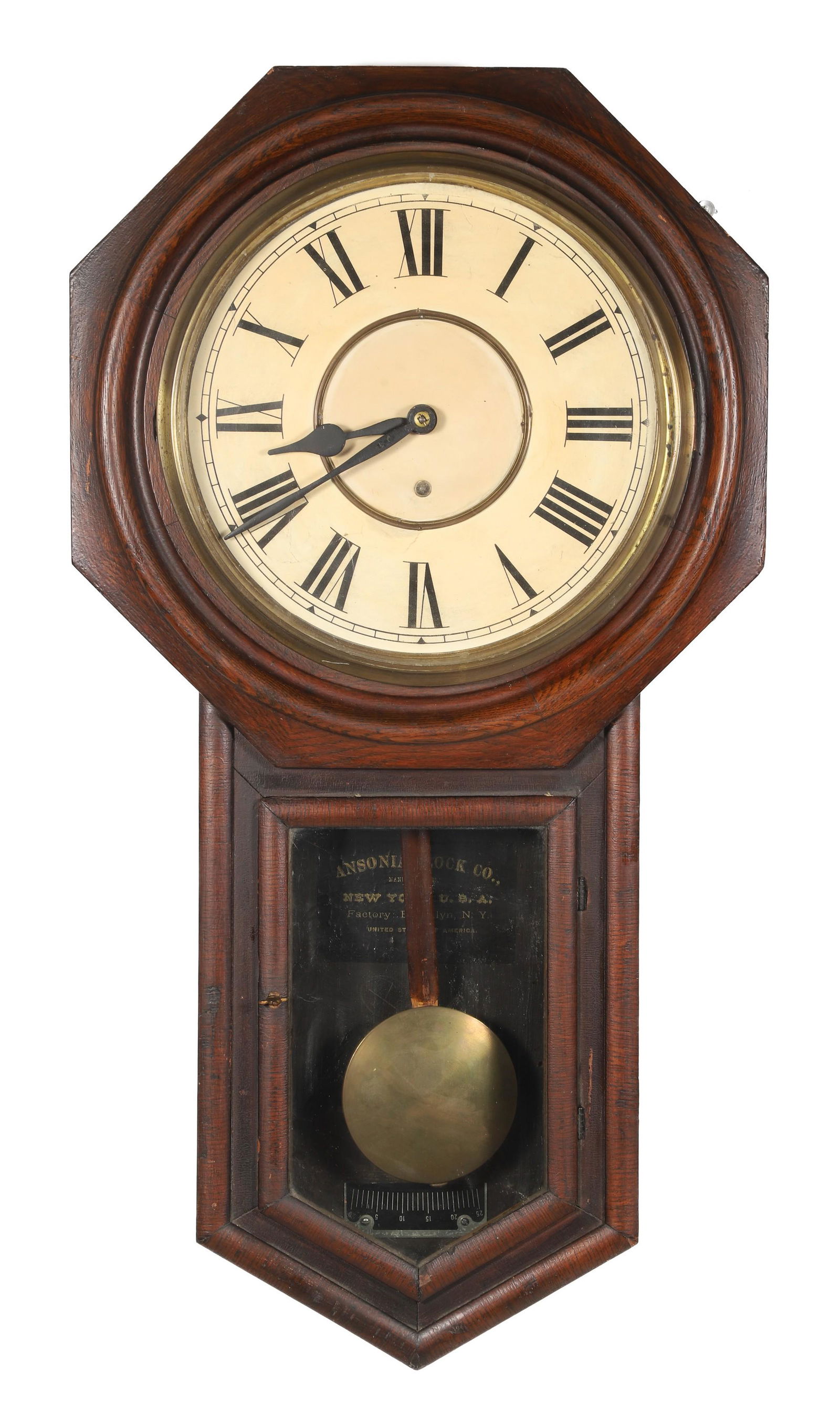 Ansonia Long Drop Wall Clock (1 of 4)