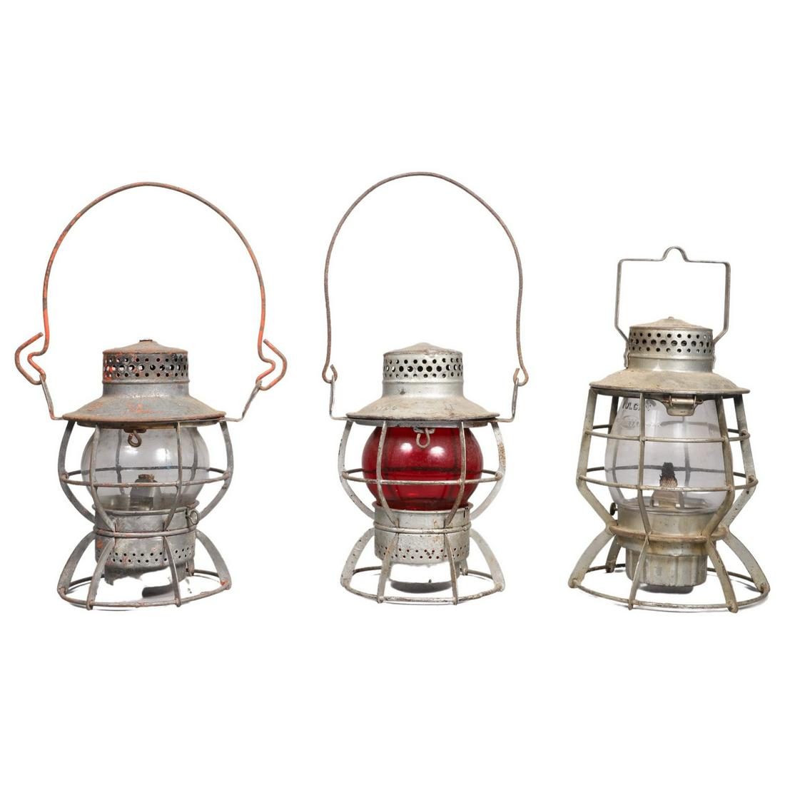 (3) Dressel Arlington NJ Railroad Lanterns (1 of 3)