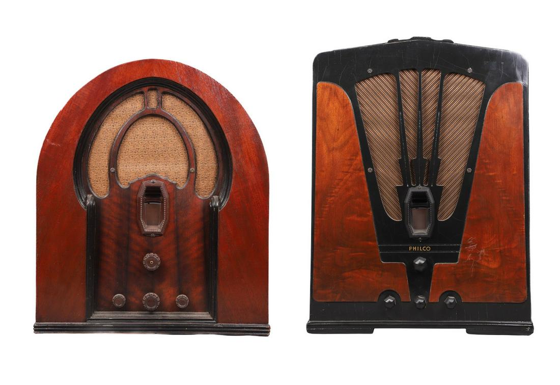 (2) Art Deco Tube Radios (1 of 7)