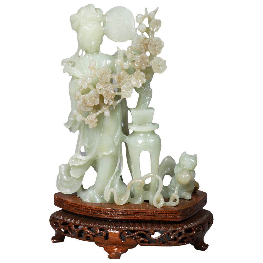 Chinese Carved Hardstone Figure (1 of 2)