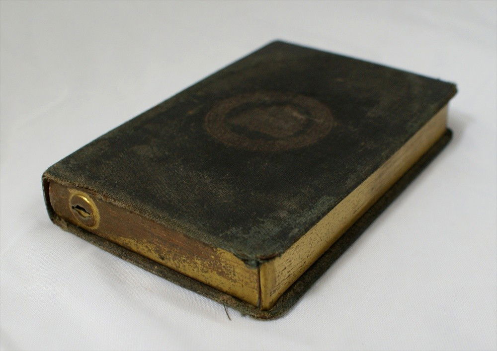 Save and Win Book Bank, Franklin, Vol 1, Coins or: Save and Win Book Bank, Franklin, Vol 1, Coins or Bills, missing key, coins in the bank, 5-1/4" h.