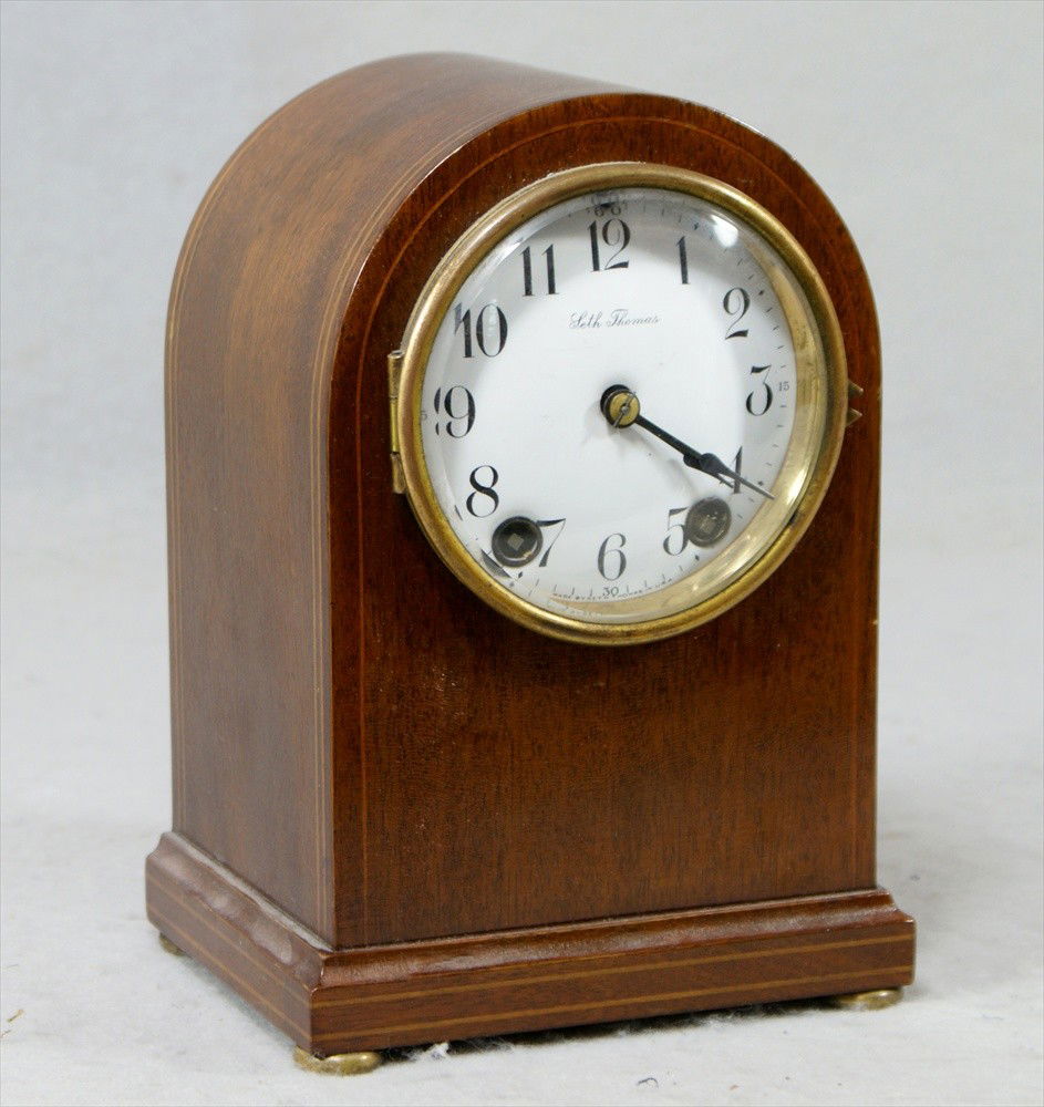 415 Two Seth Thomas Beehive Mantle Clocks, glass face Aug 02, 2011