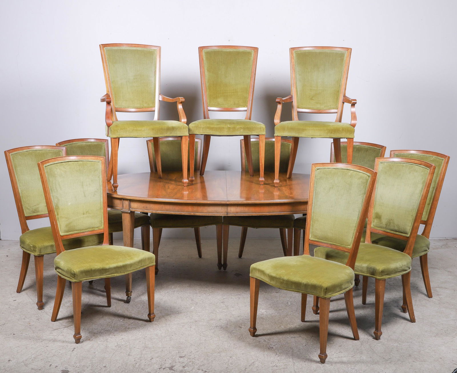 (13) pc Baker Federal style dining table (1 of 6)