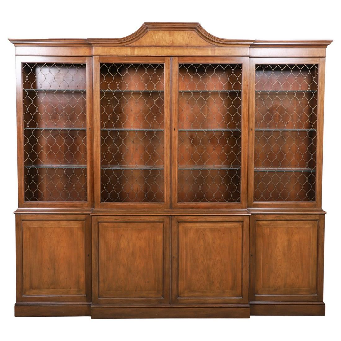 2-pc Baker inlaid china cabinet (1 of 3)