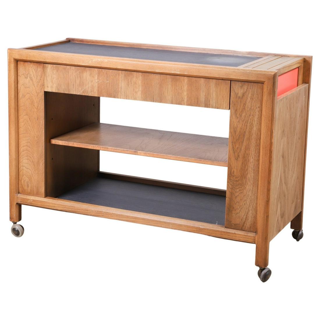 Stanley Modern Design oak bar cart (1 of 5)