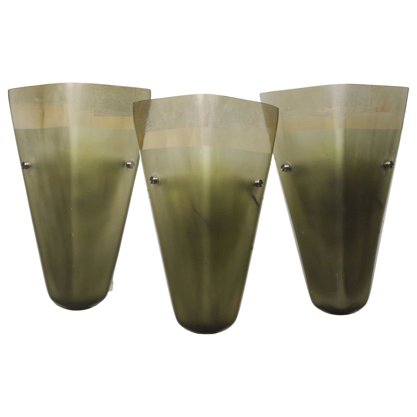 (3) Oggetti Luce Glass Sconces (1 of 2)