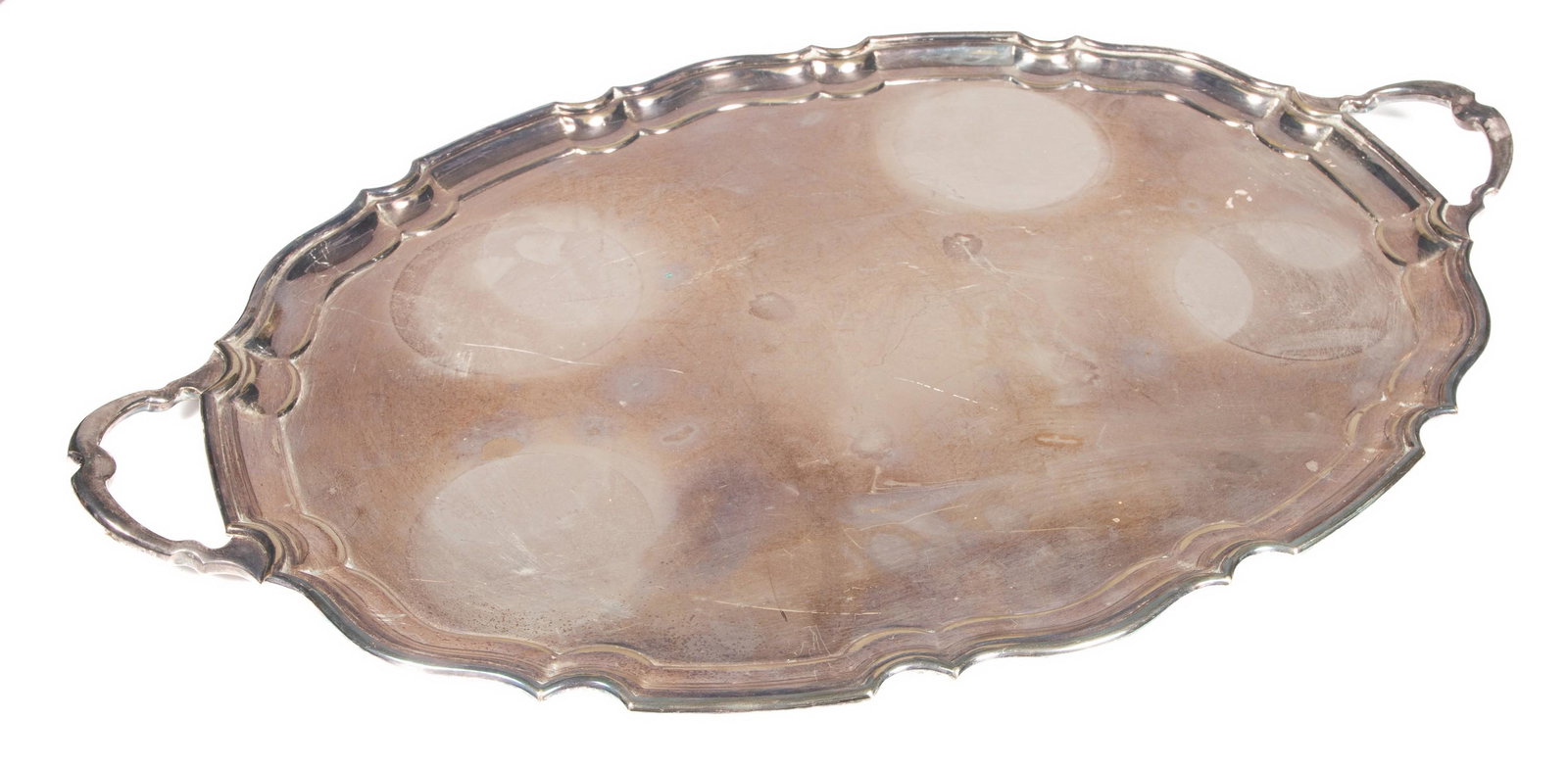 Large Ellis-Barker Silver Plate Tray (1 of 5)