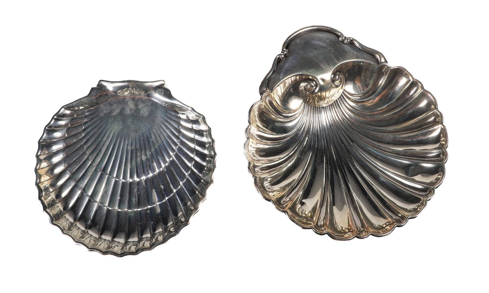 (2) Sterling Shell Form Dishes (1 of 5)