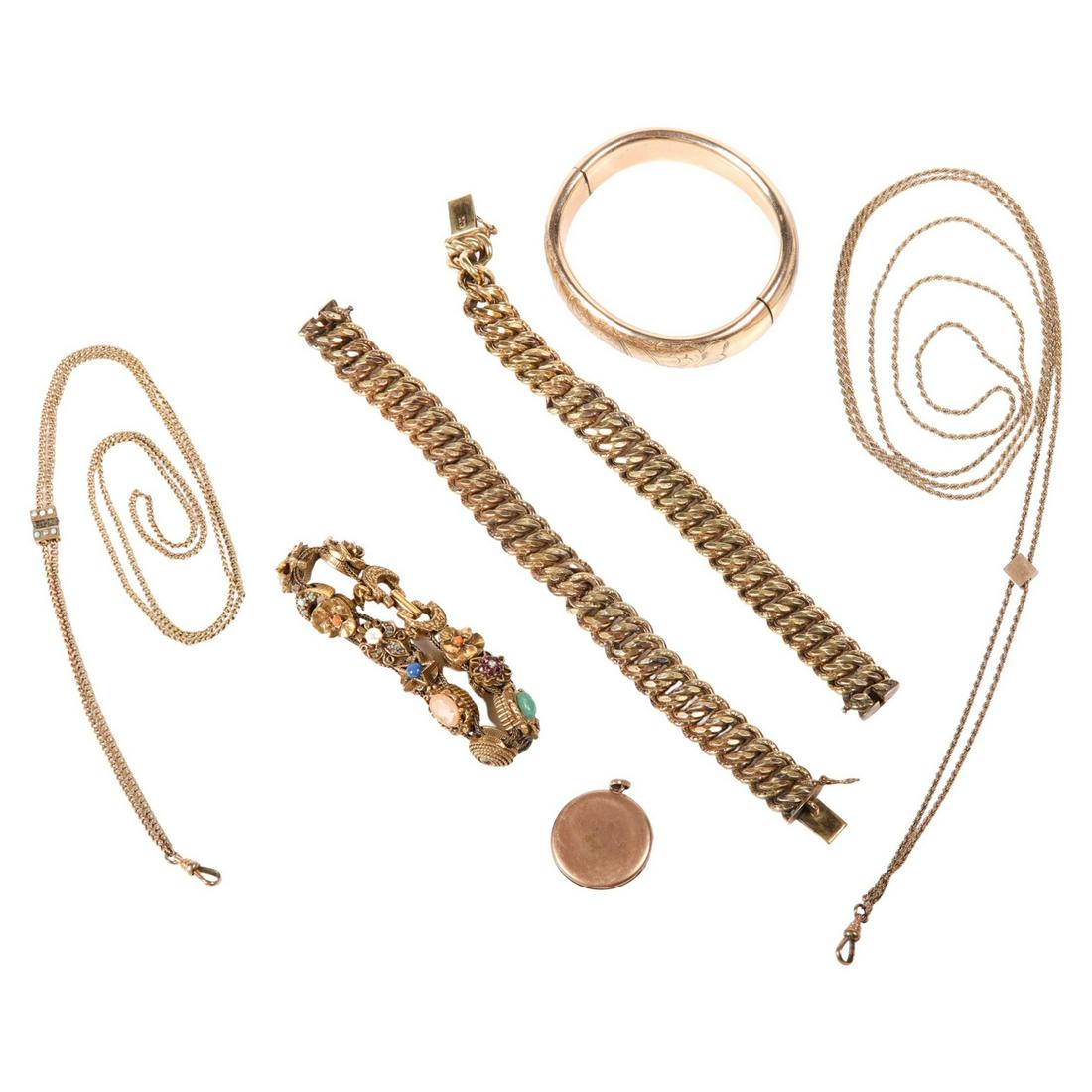 Gold Filled Jewelry Grouping (1 of 10)