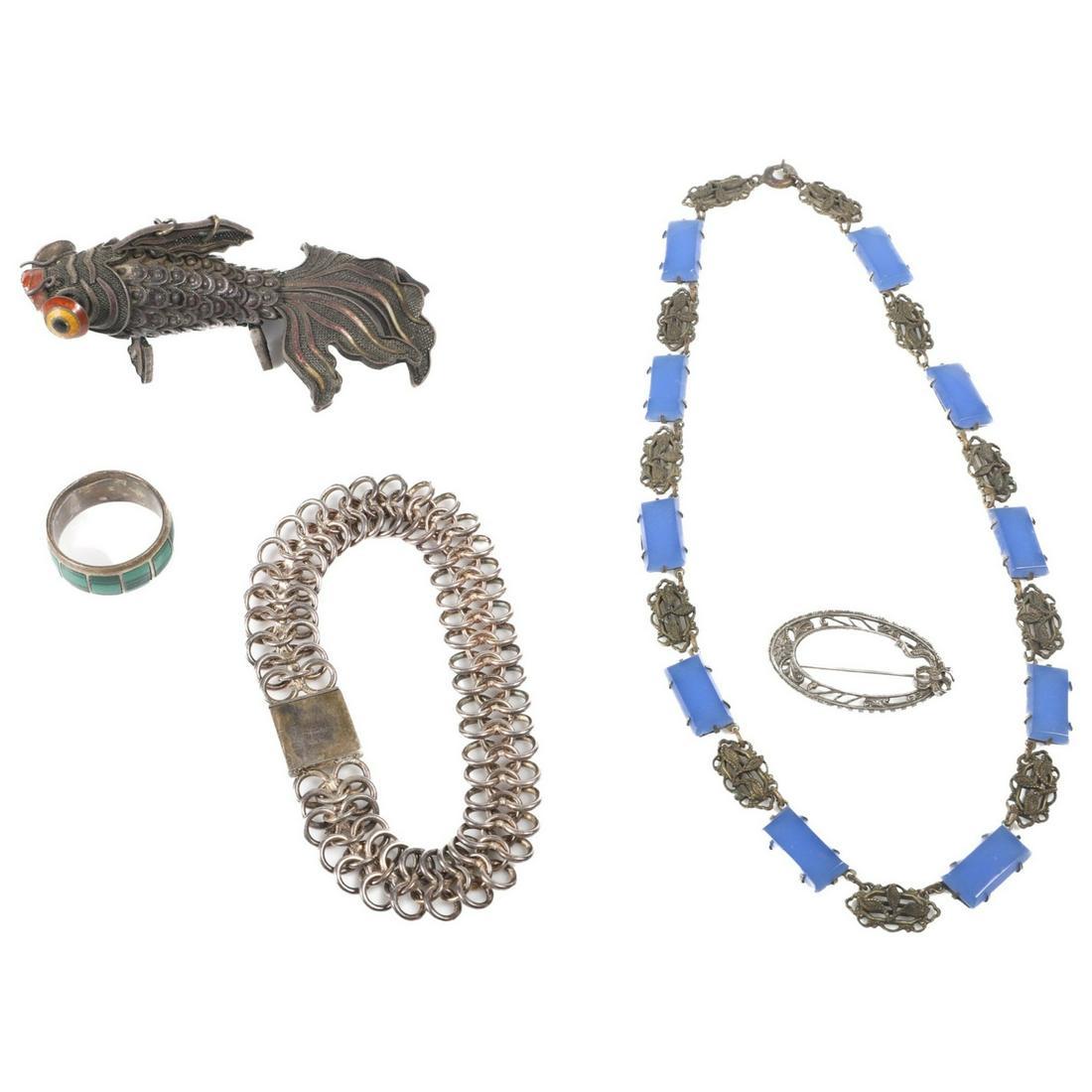 Sterling and Silver Tone Jewelry (1 of 6)