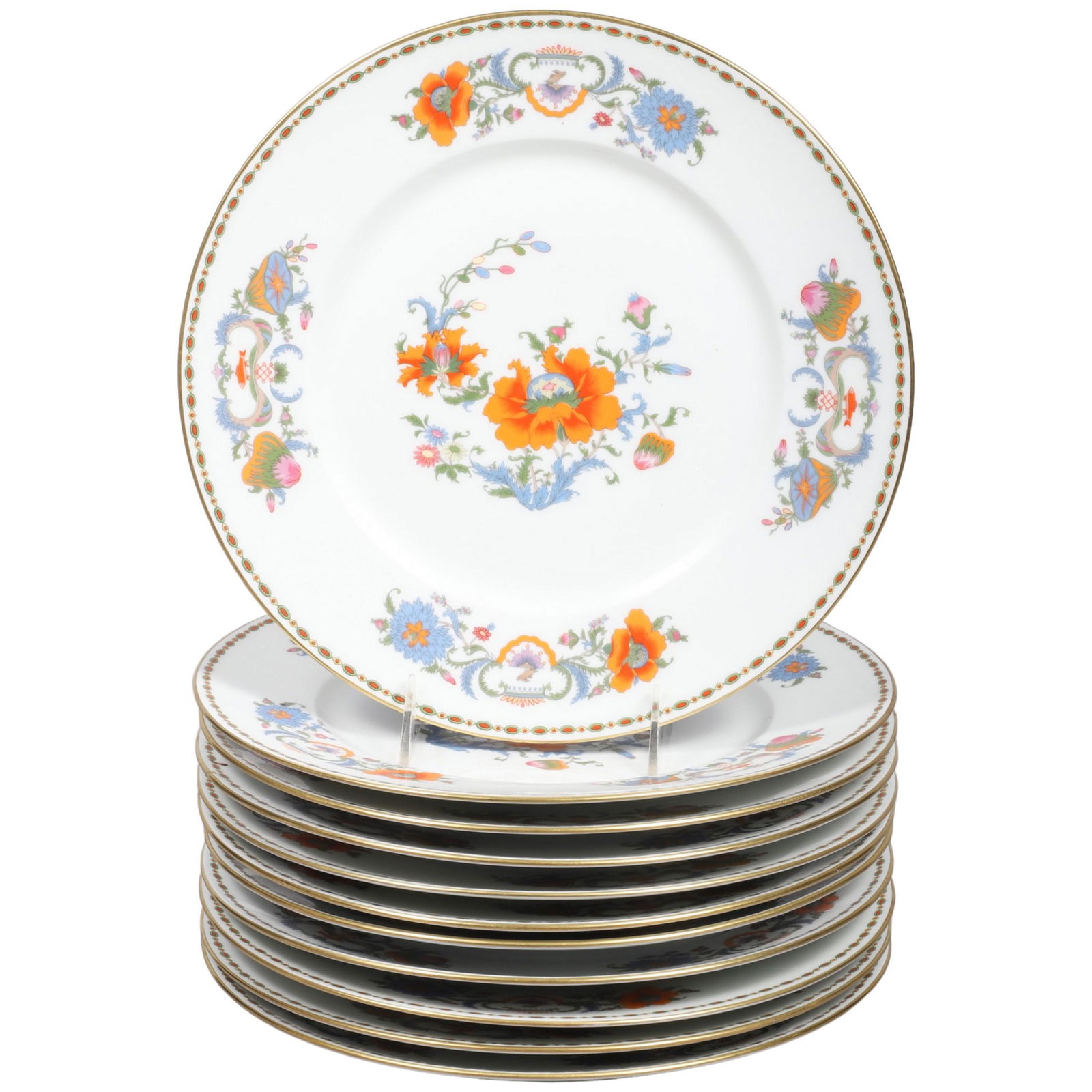 (11) Ceralene Limoges Vieux Chine Plates (1 of 3)