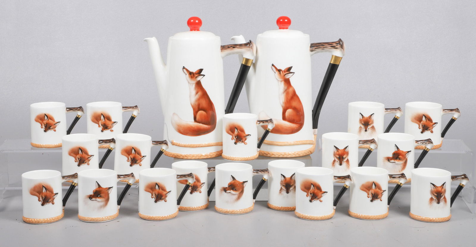 (20) Pcs Royal Doulton Fox Demitasse Set (1 of 4)