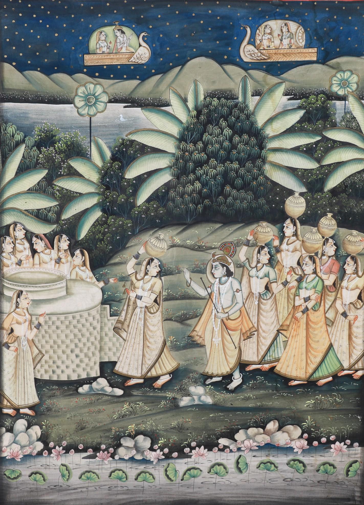 Large Indian Hindu Painting (1 of 7)