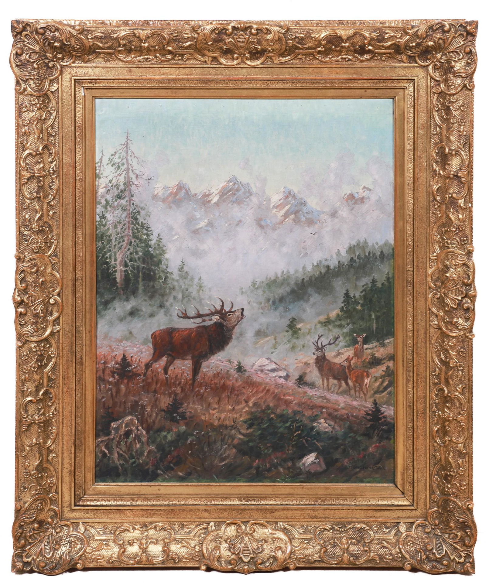 Franz Hienl-Marre Landscape with Stag (1 of 10)