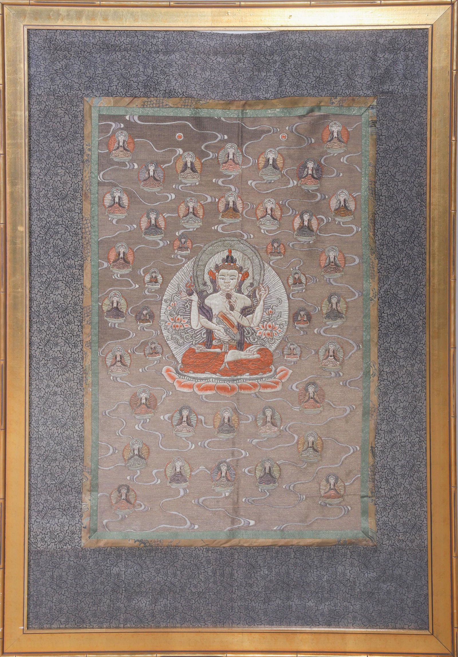 Tibetan Embroidered Thangka (1 of 3)