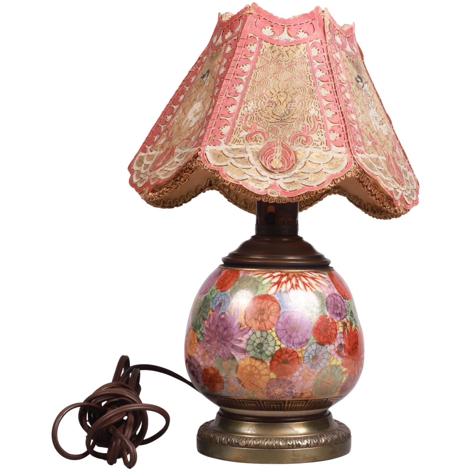 Japanese Satsuma Table Lamp (1 of 2)