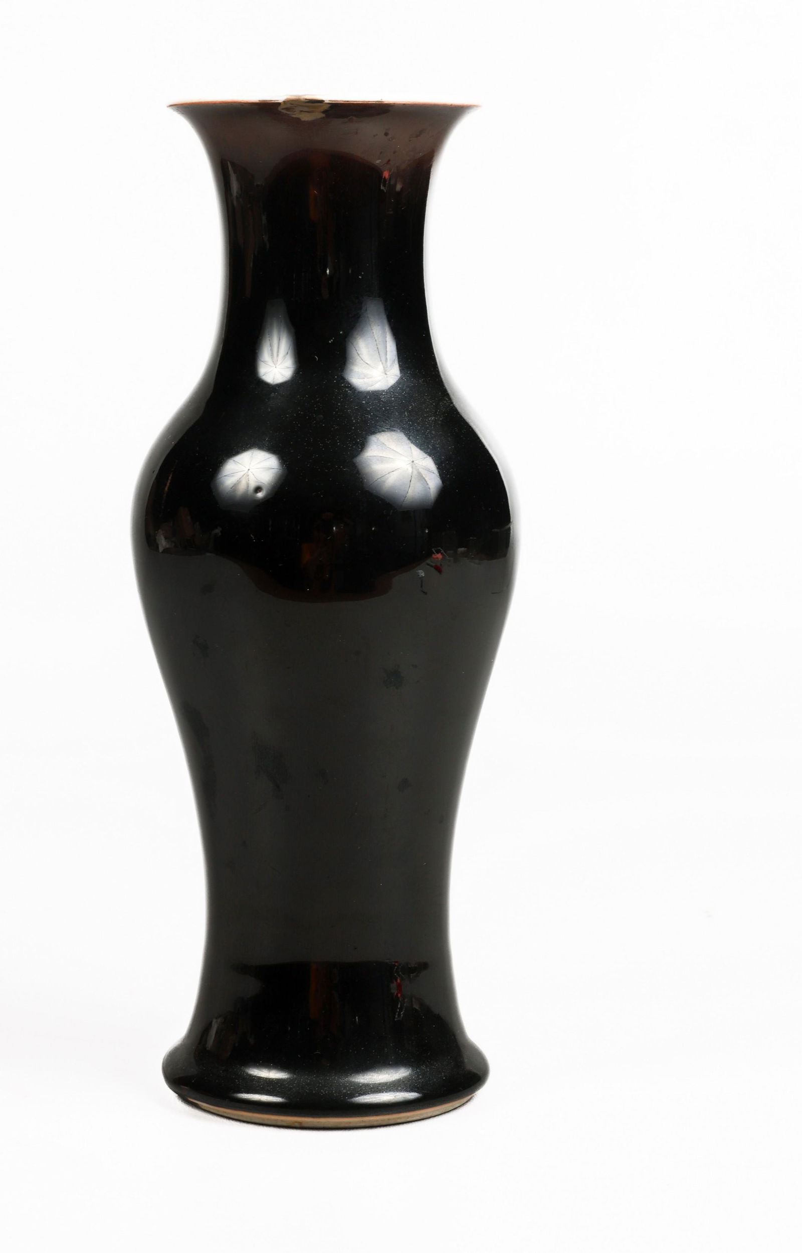 Chinese Mirror Black Vase (1 of 4)