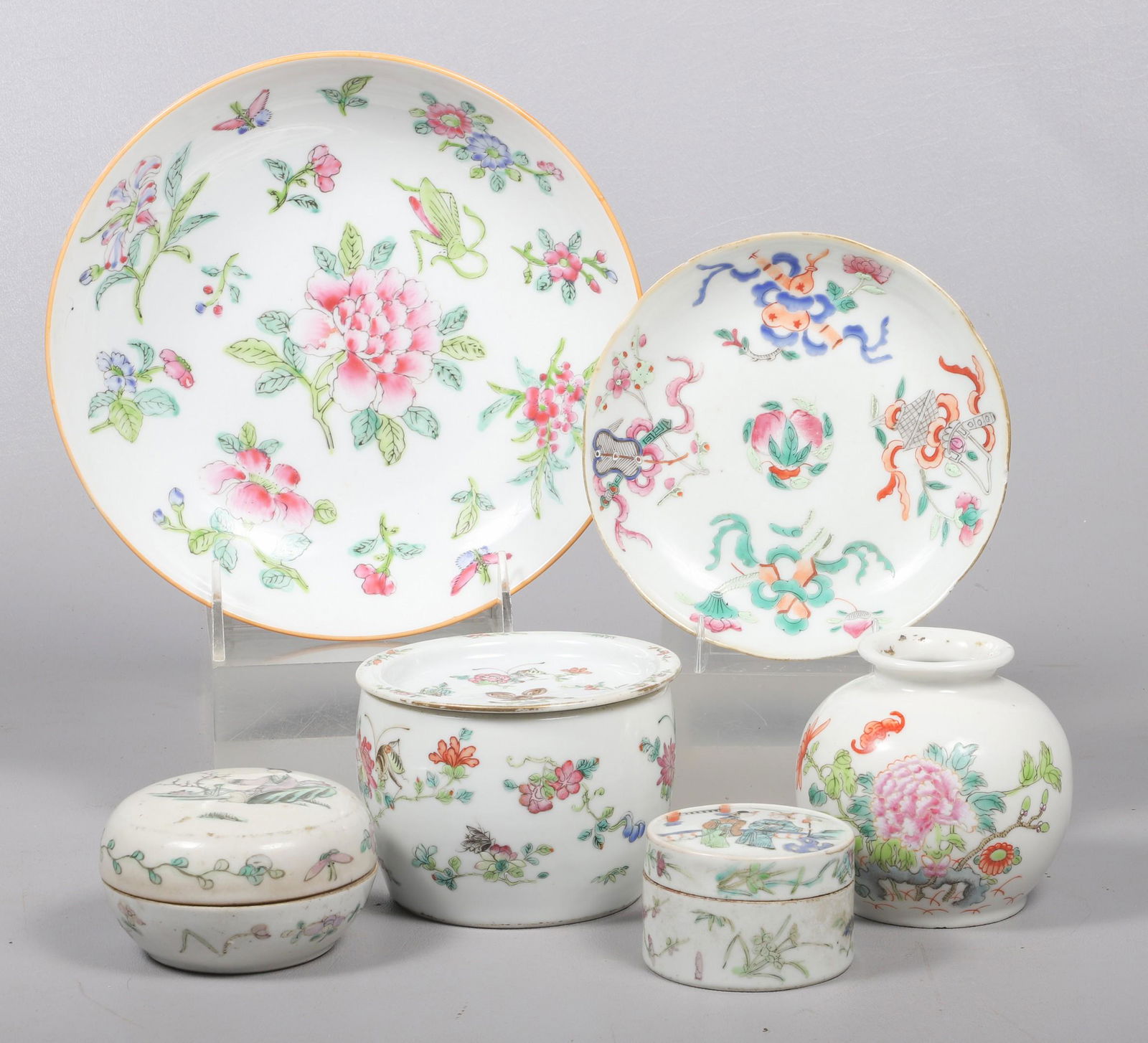 (6) Pcs Chinese Porcelain (1 of 12)