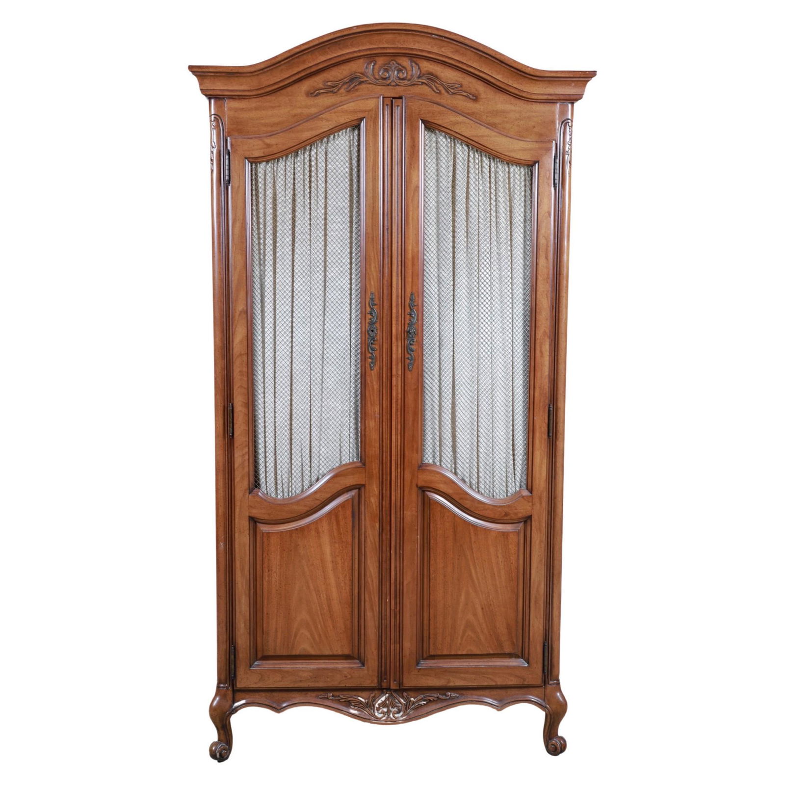 White Furniture French style 2-door wardrobe (1 of 4)