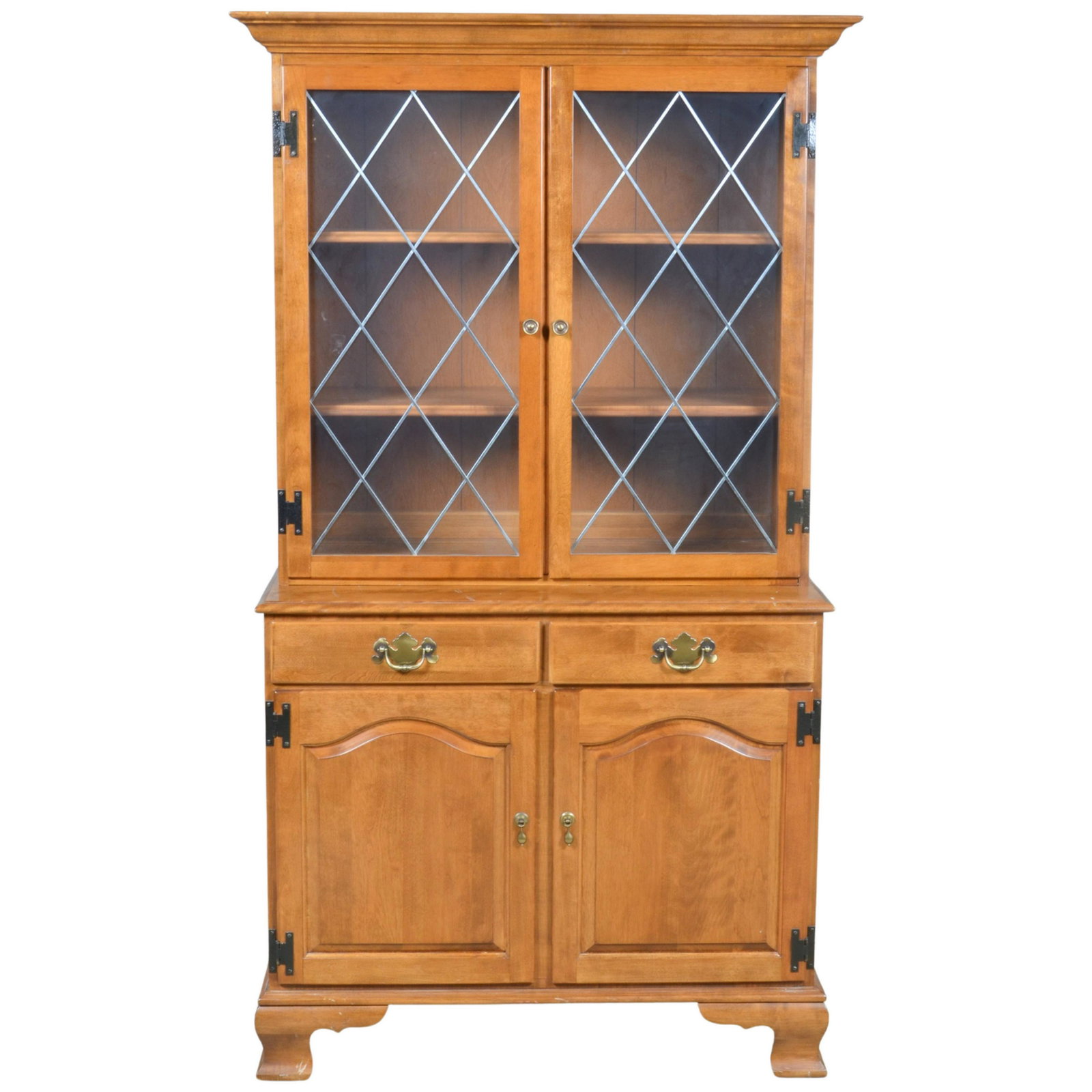 Ethan Allen 2-pc china cabinet (1 of 7)