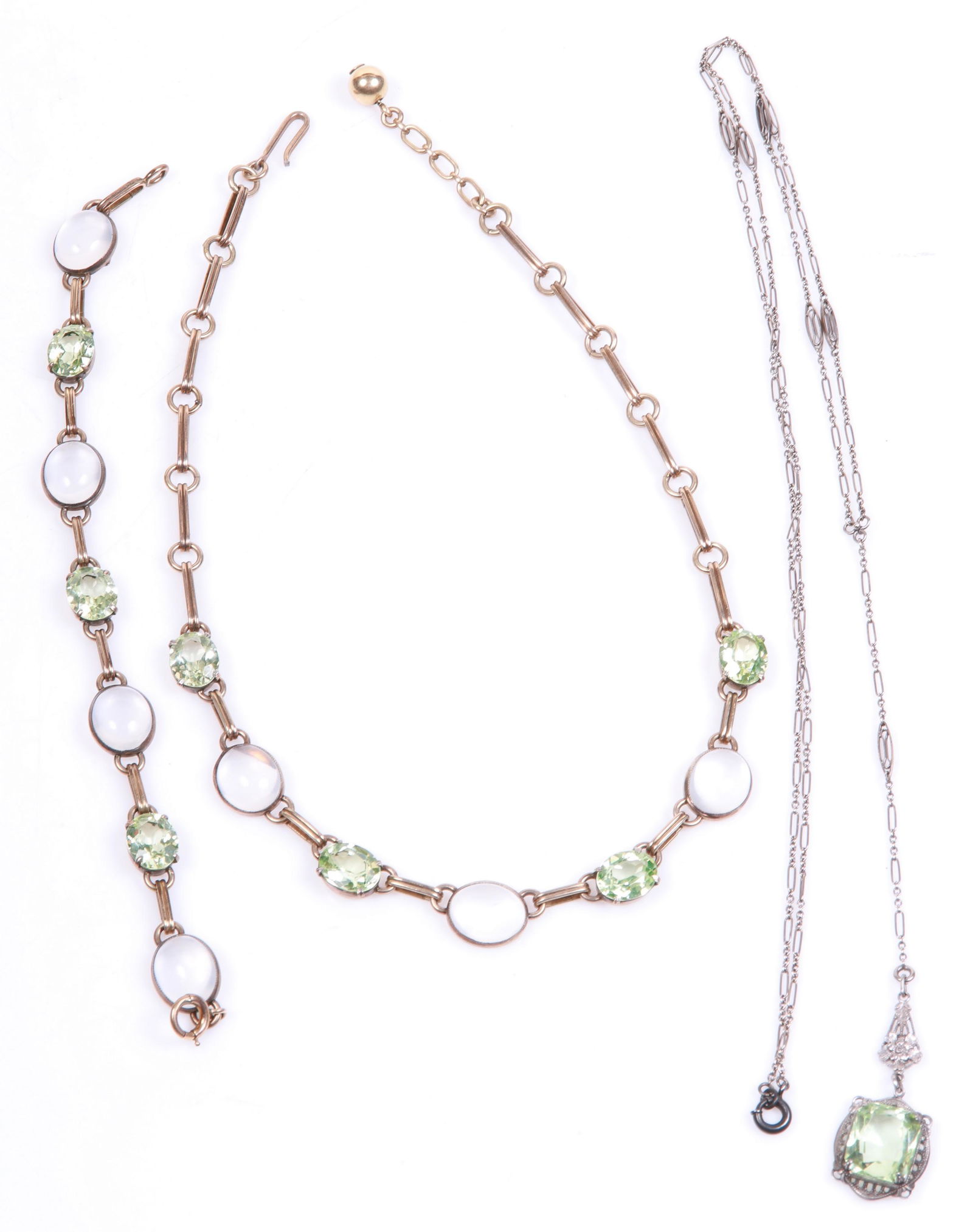 (2) Gold Filled Necklaces and Bracelet (1 of 3)