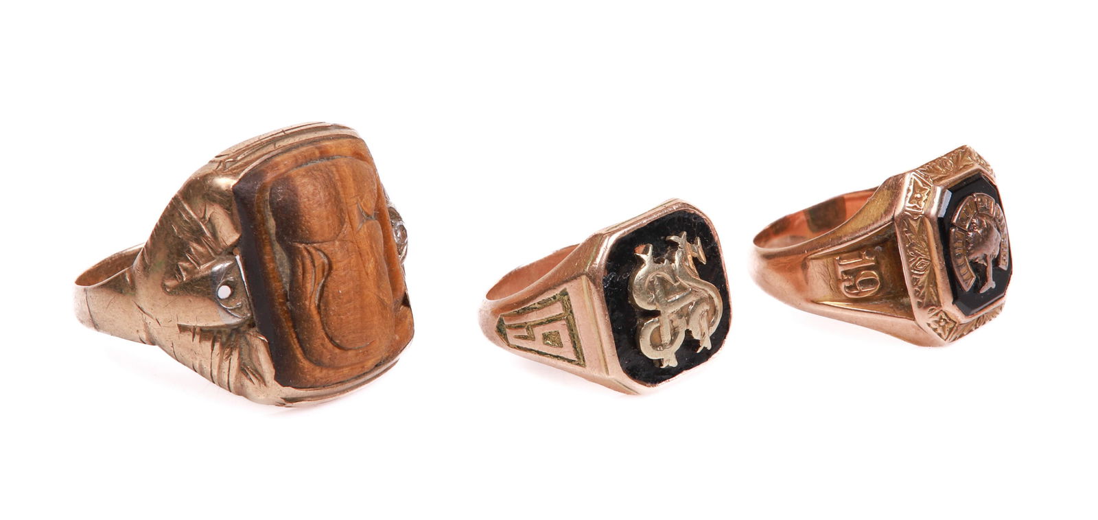 (3) Gold Rings (1 of 3)