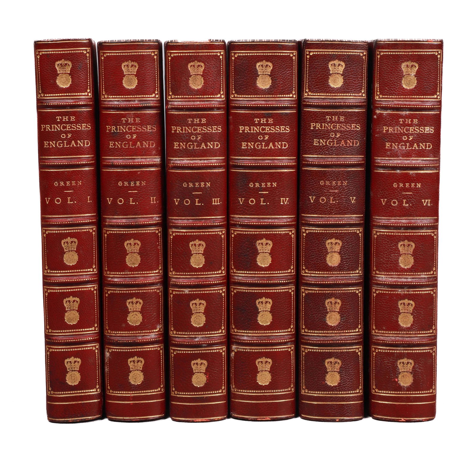 A 6-vol. set, Lives of the Princesses of England, 1855 (1 of 3)