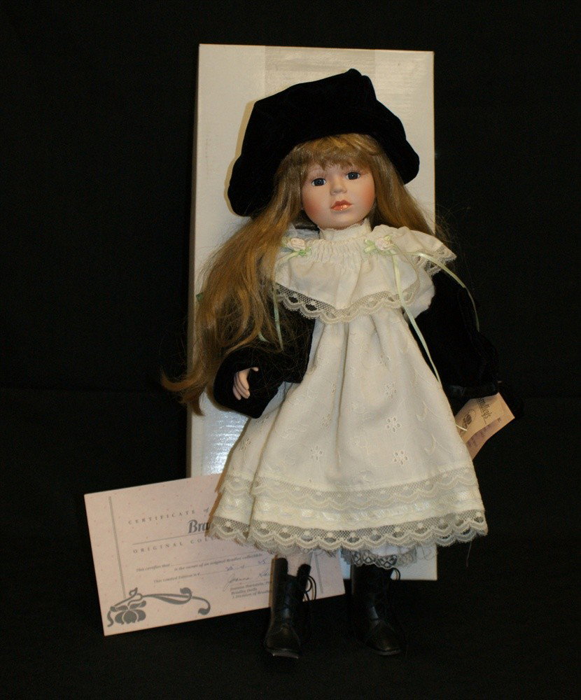 Bradley's Original Collectible Dolls, "Sophie," wi: Bradley's Original Collectible Dolls, "Sophie," with box & COA.