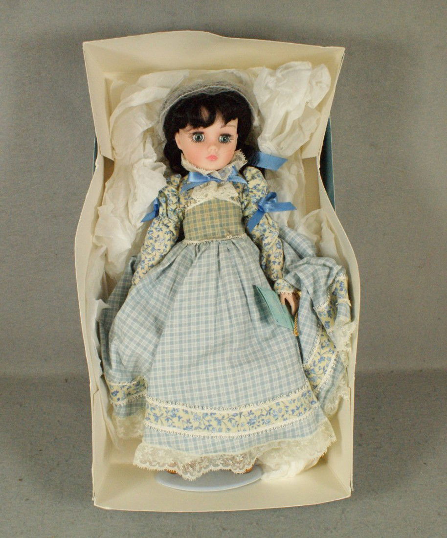 Madame Alexander, "Beth," Little Women Journals Pl: Madame Alexander, "Beth," Little Women Journals Play Doll Collection, with box & stand.