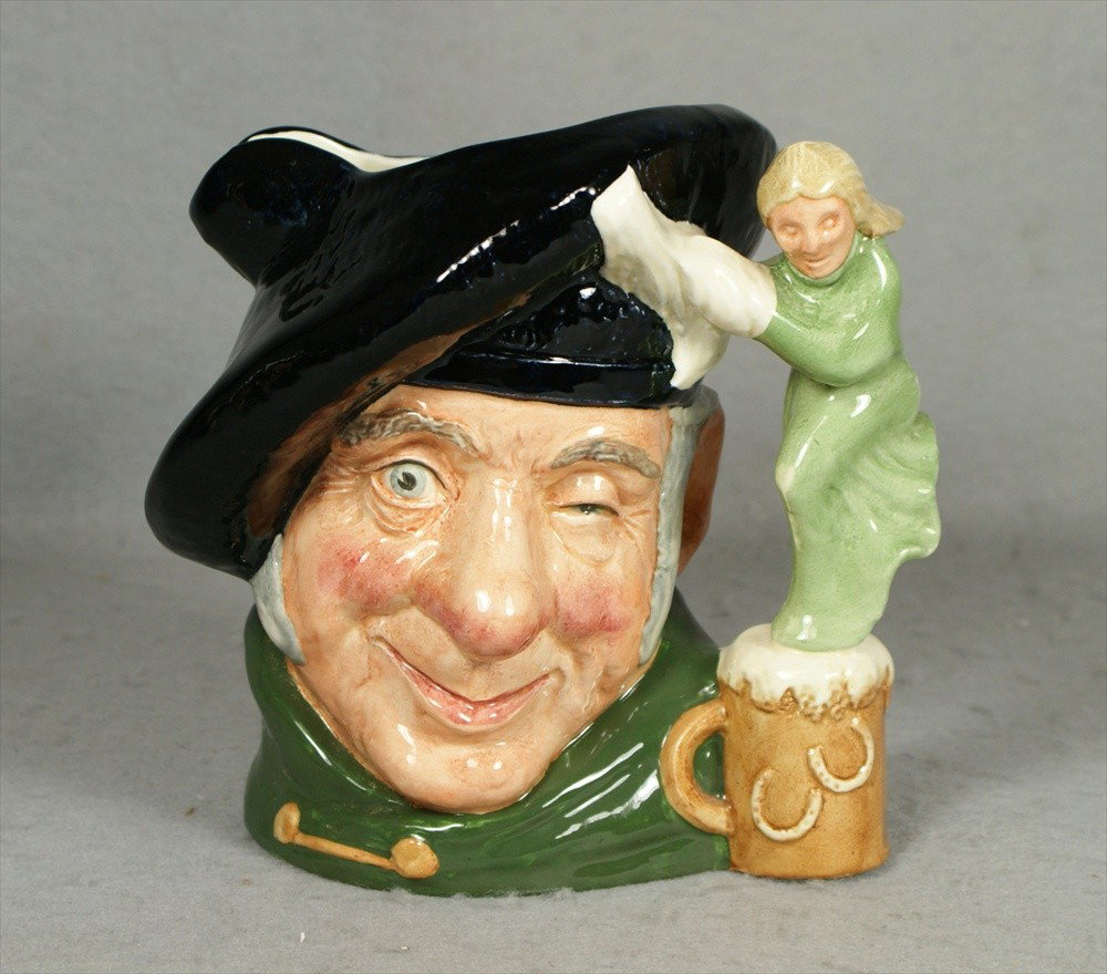 Tam O'Shanter, Royal Doulton Jug, D6632, 7 1/4" h: Tam O'Shanter, Royal Doulton Jug, D6632, 7 1/4" h