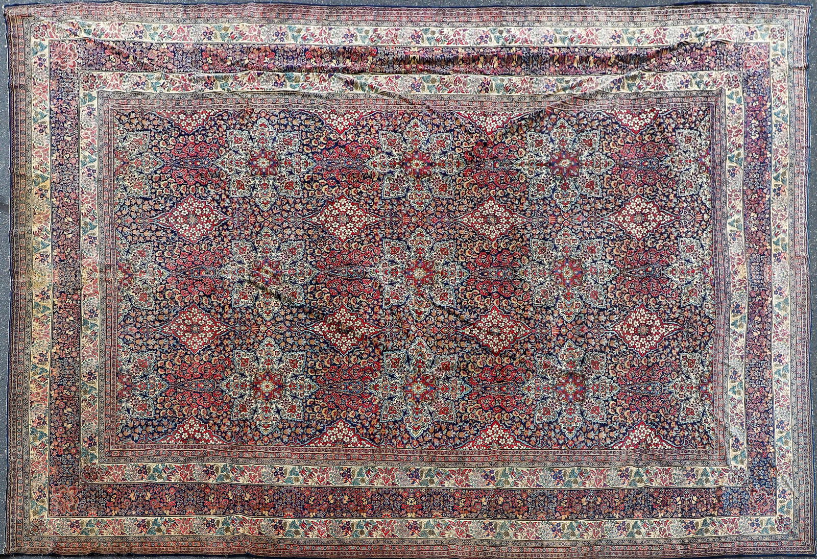 17' X 24'10" Antique Sarouk Ferreghan Rug (1 of 14)