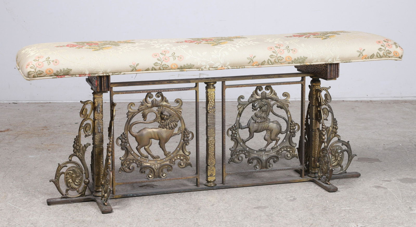 Oscar Bach pierced metal window bench (1 of 5)