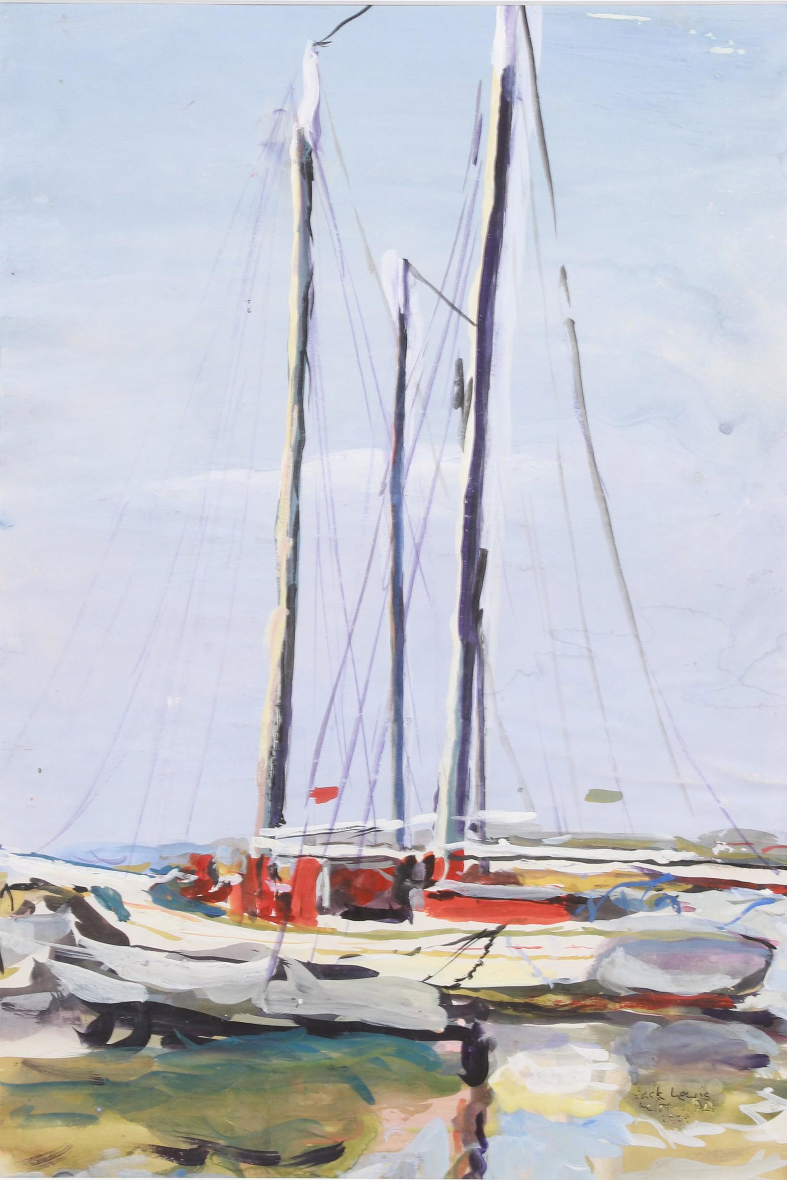 Jack Lewis "Oyster Boat, Leipsic DE" (1 of 3)