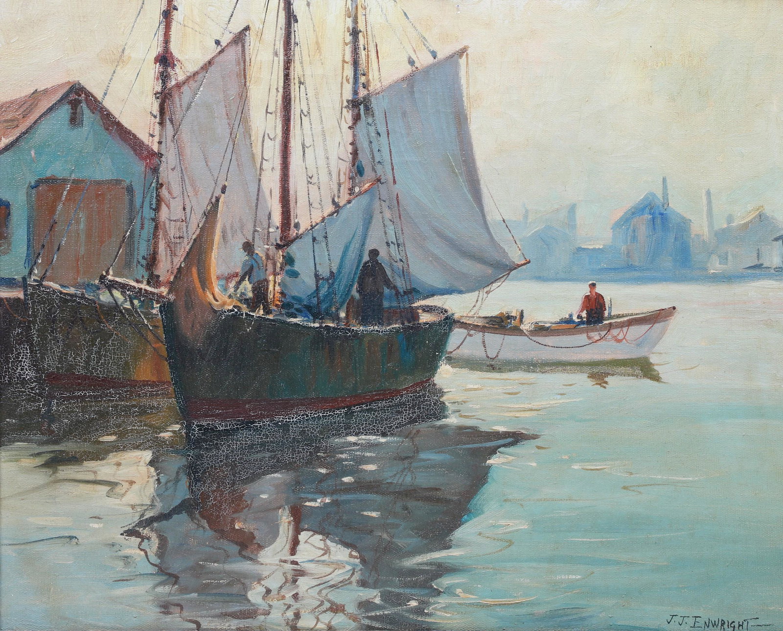 Casper Hjalmar Amundsen "The Old Wharf" (1 of 4)