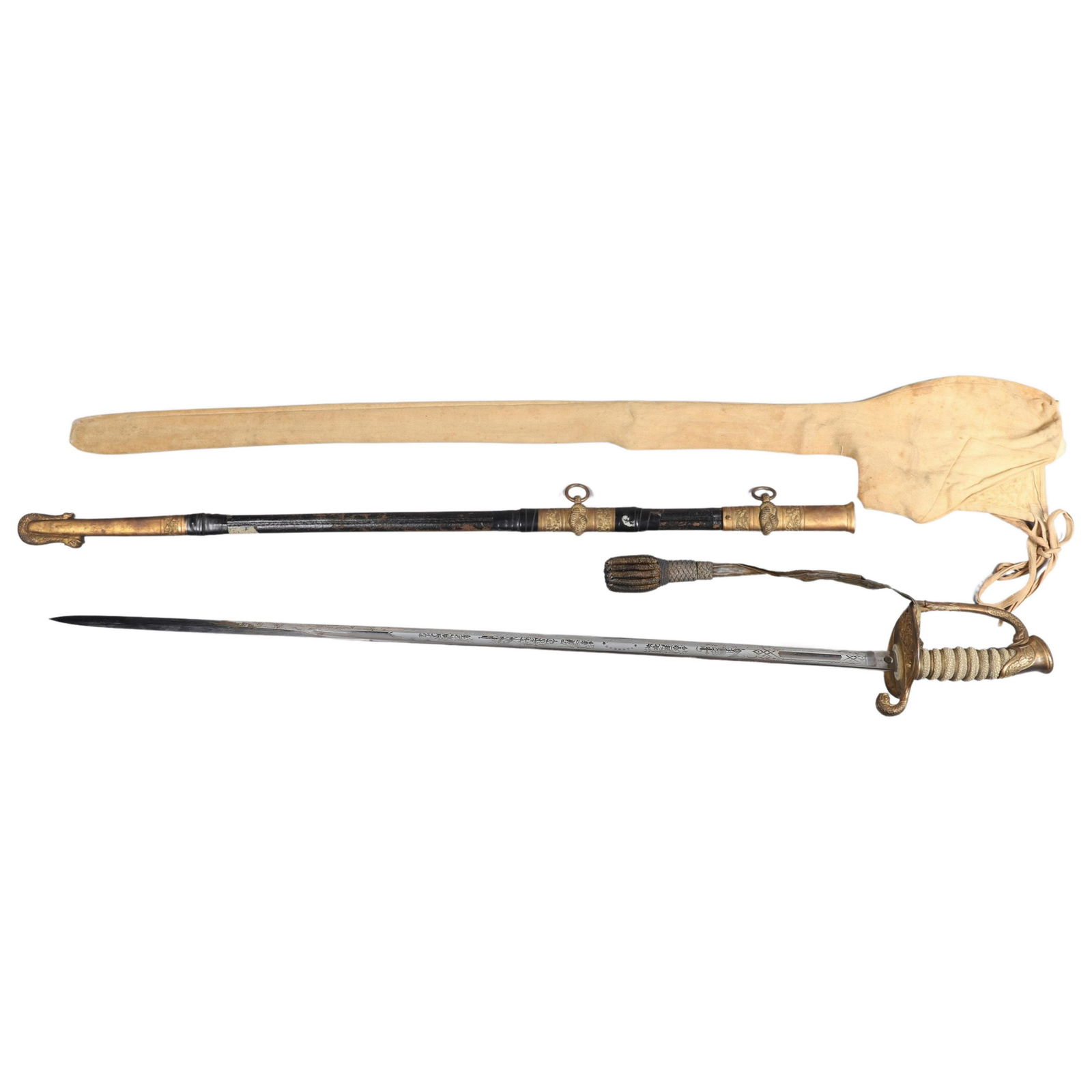 1852 US Navy Officers Sword and Scabbard (1 of 6)