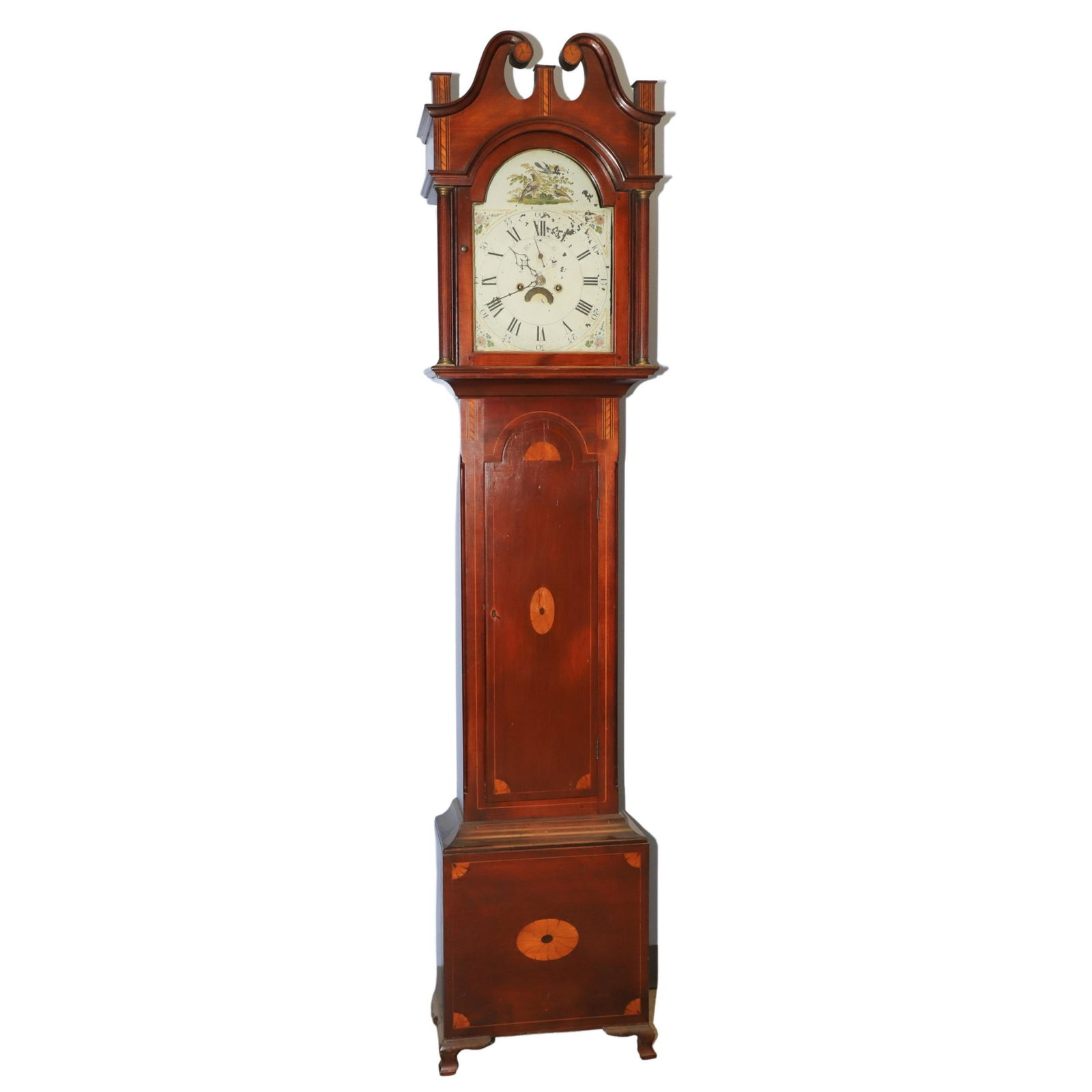 Cherry Federal Tall Clock, Daniel Porter, MA, c 1800 (1 of 10)