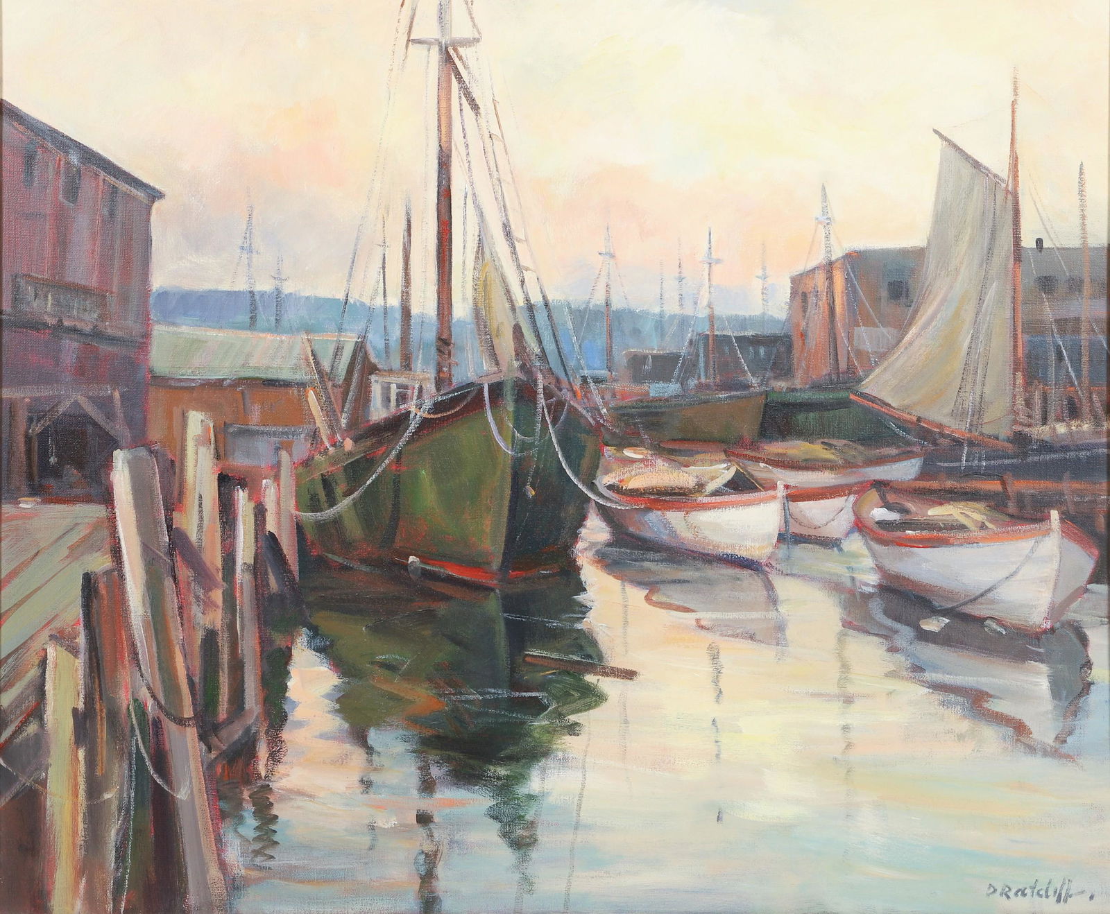 Dale Ratcliff "Eventide, Gloucester Harbor" (1 of 4)