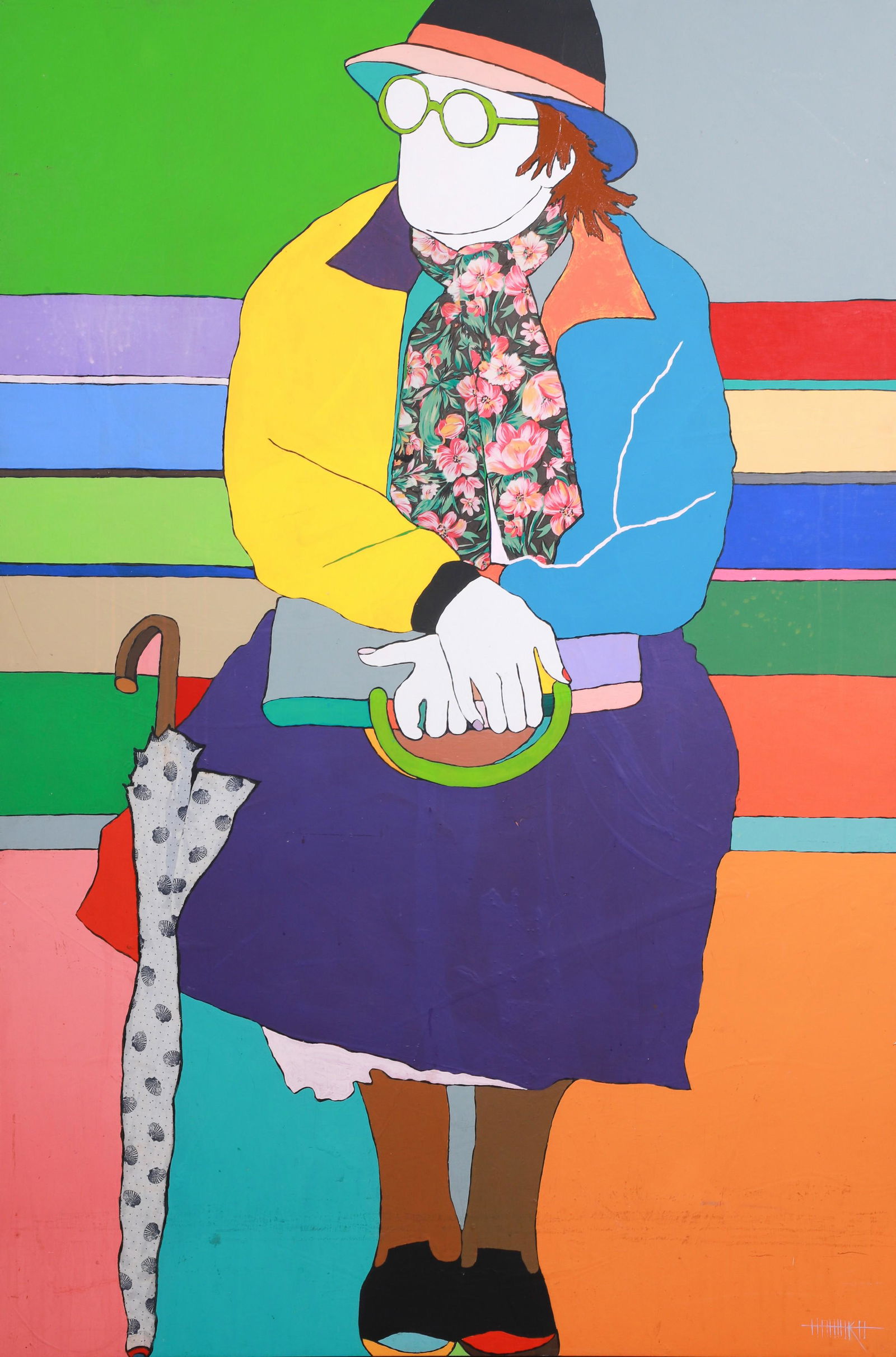 John Hawaka Large Format Pop Art Painting (1 of 4)