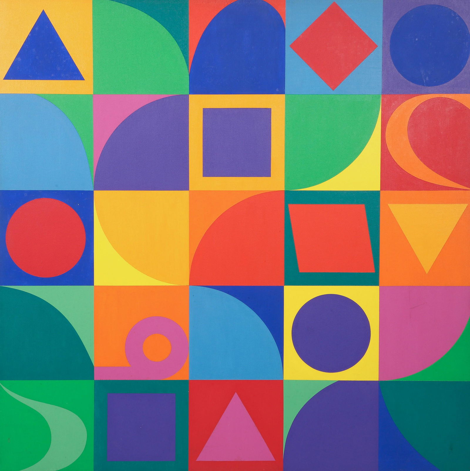 William Morehouse Geometric Abstract Painting (1 of 4)