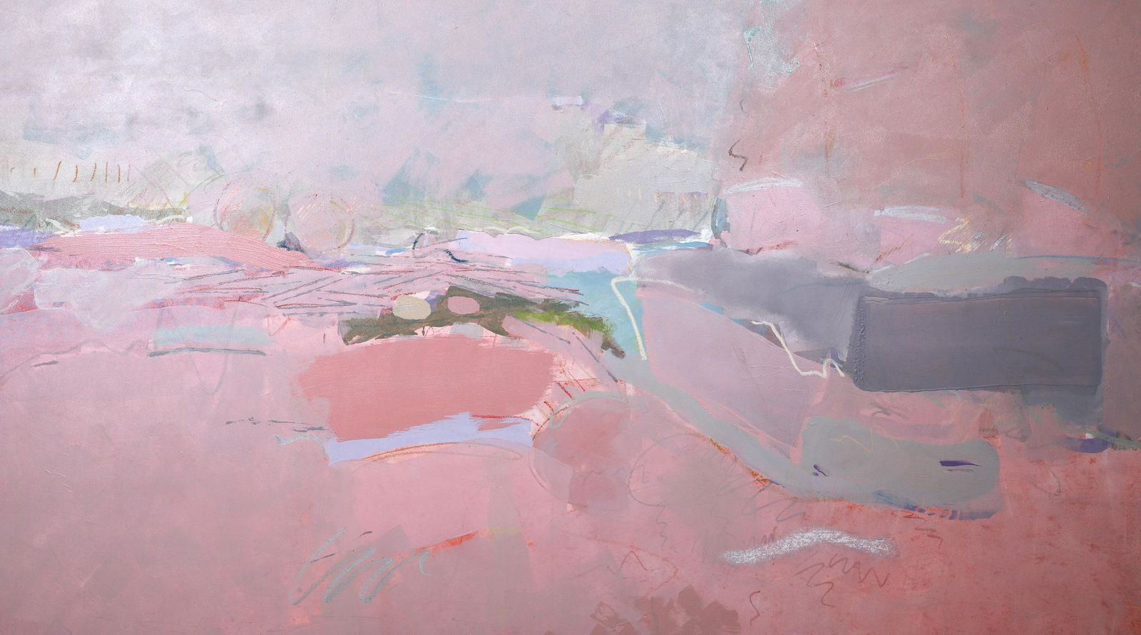 Large Format Abstract Expressionist Painting (1 of 3)